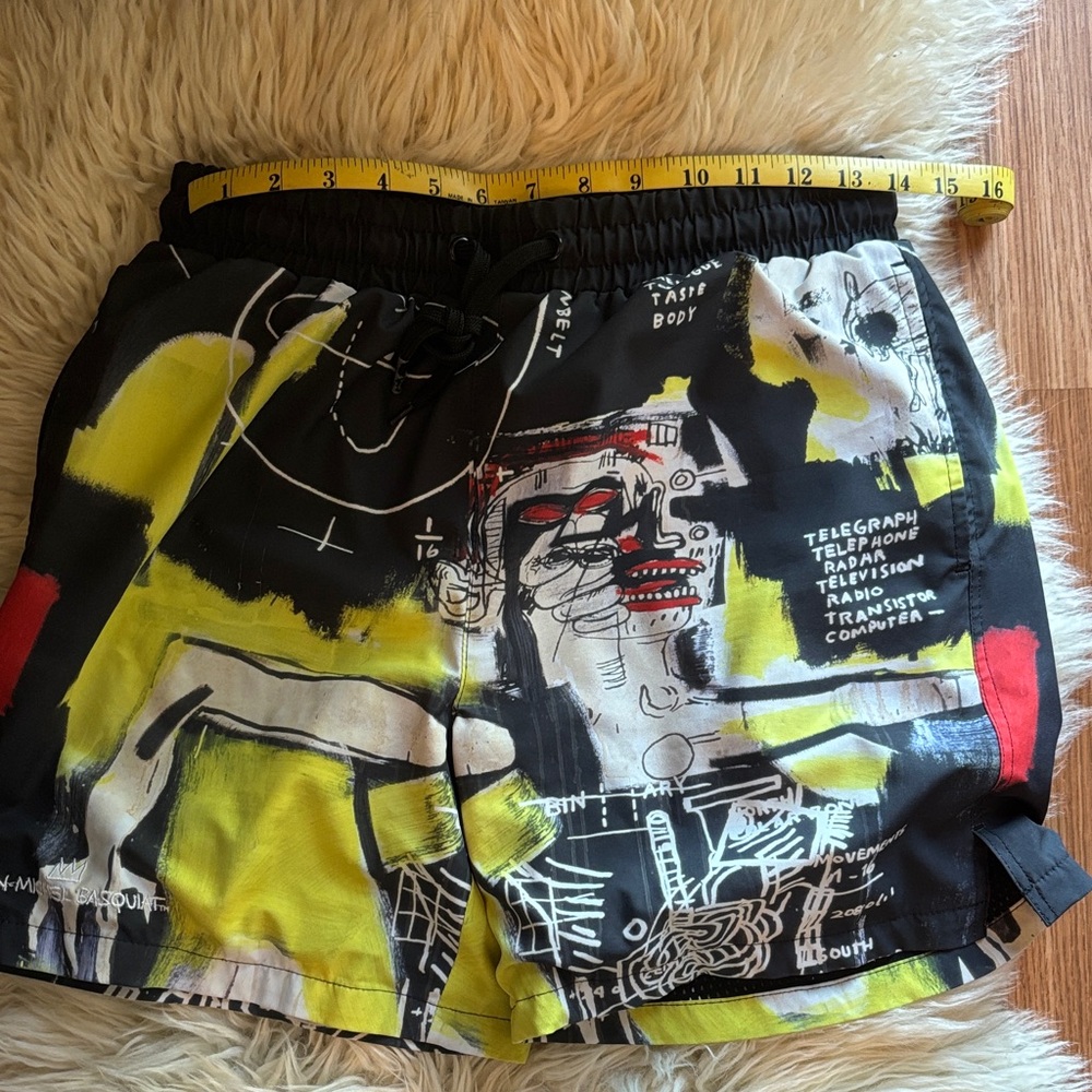 Men's Artistic Jean-Michel Basquiat x Shoe Palace graphic Shorts